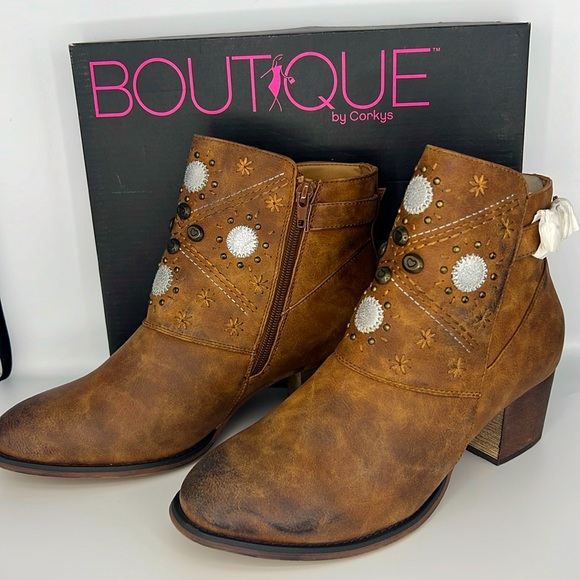 Corkys Shoes Corkys Boutique Ivanna Brown Boot Poshmark